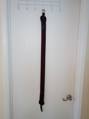 Dark Brownish Black Stretchy Belt.